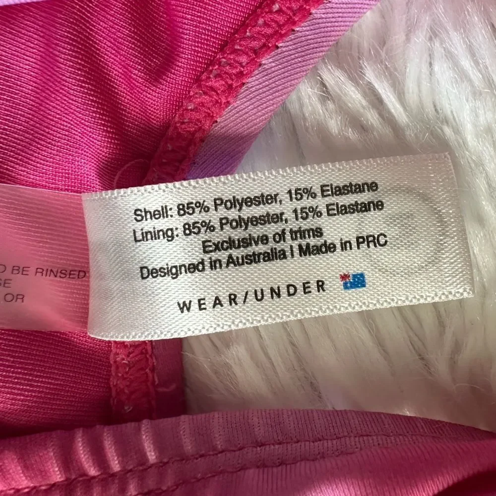Mossman Australia‎ Bikini Swimsuit New Pink Tie Dye 2 Piece Womens Size Medium